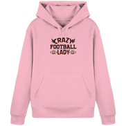 Crazy Football Lady - Organic Basic Hoodie