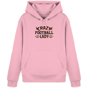 Crazy Football Lady - Organic Basic Hoodie