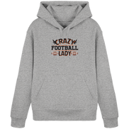 Crazy Football Lady - Organic Basic Hoodie