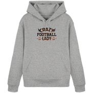Crazy Football Lady - Organic Basic Hoodie