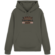 Crazy Football Lady - Organic Basic Hoodie