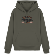 Crazy Football Lady - Organic Basic Hoodie