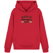Crazy Football Lady - Organic Basic Hoodie