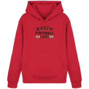 Crazy Football Lady - Organic Basic Hoodie