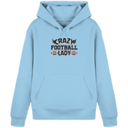 Crazy Football Lady - Organic Basic Hoodie