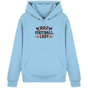 Crazy Football Lady - Organic Basic Hoodie