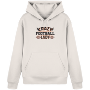 Crazy Football Lady - Organic Basic Hoodie
