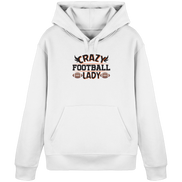 Crazy Football Lady - Organic Basic Hoodie