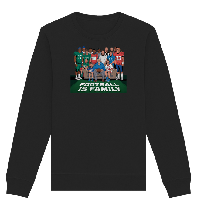 Football is Family - Organic Basic Unisex Sweatshirt