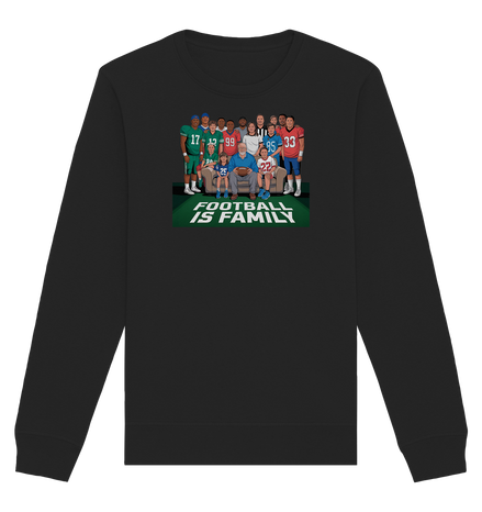 Football is Family - Organic Basic Unisex Sweatshirt