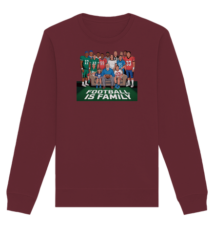 Football is Family - Organic Basic Unisex Sweatshirt
