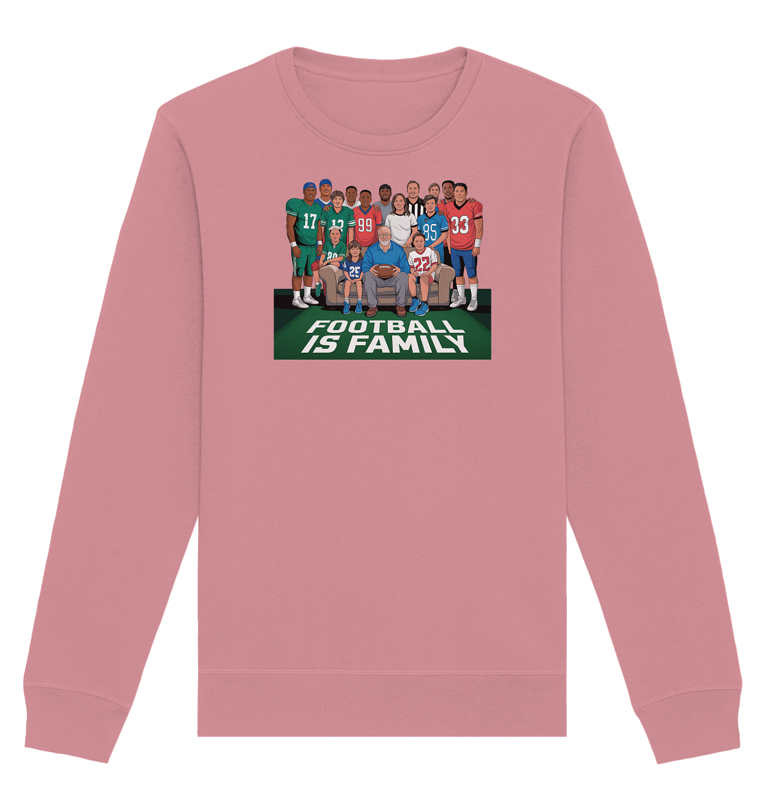 Football is Family - Organic Basic Unisex Sweatshirt