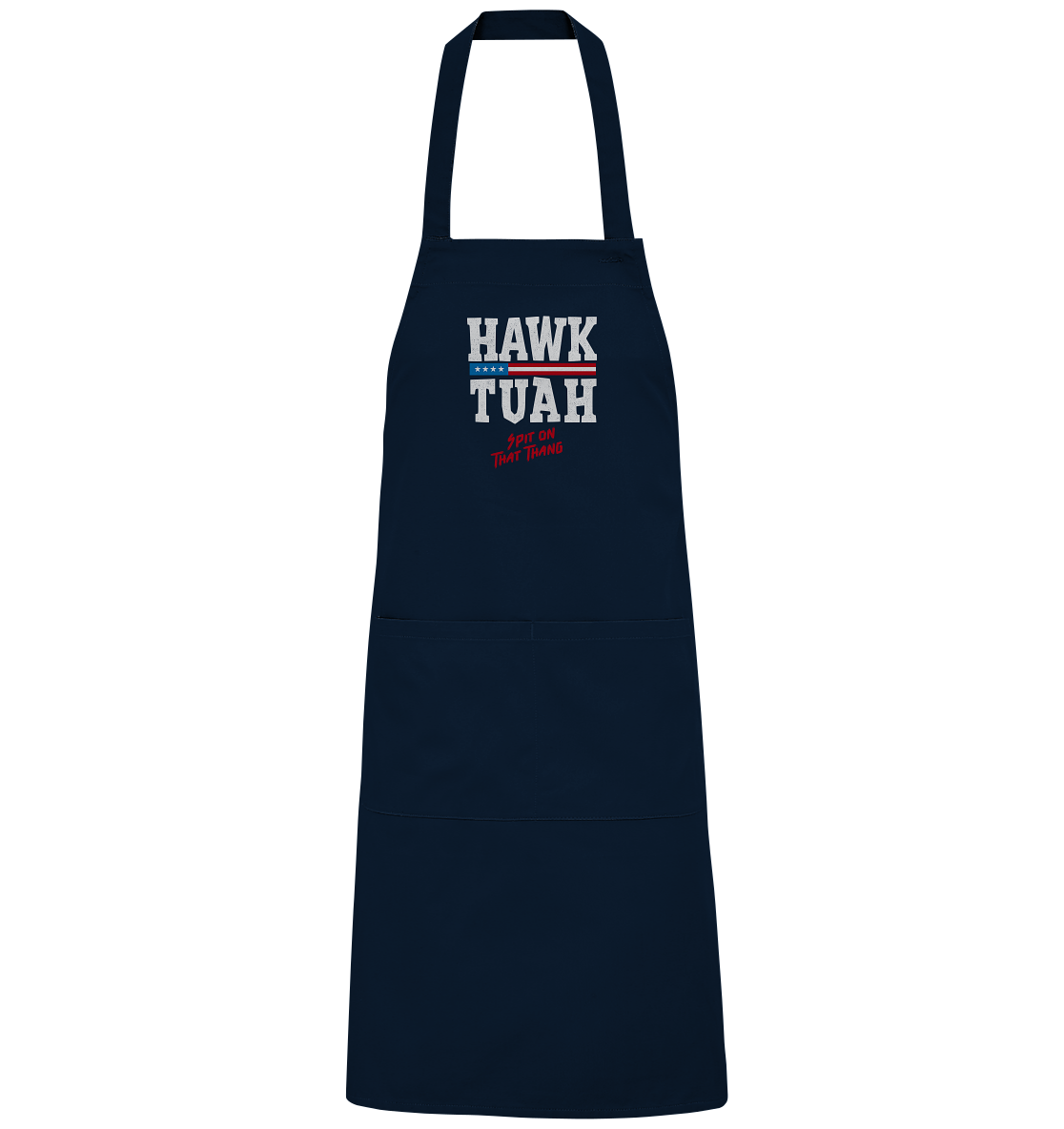 Hawk Tuah White  - Organic Grillschürze