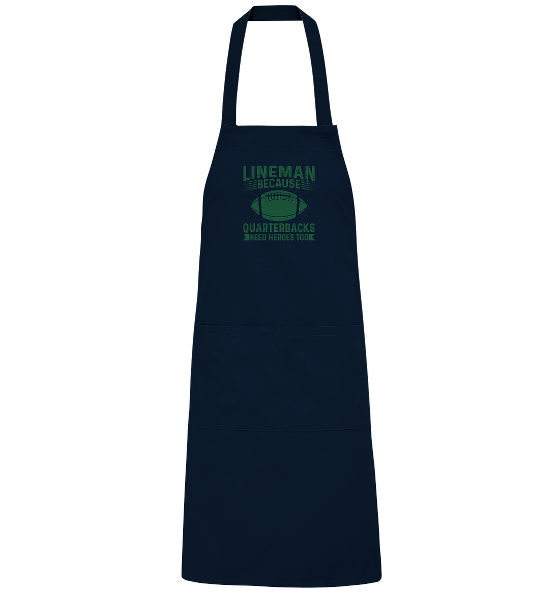 Lineman Heroes Green - Organic Grillschürze