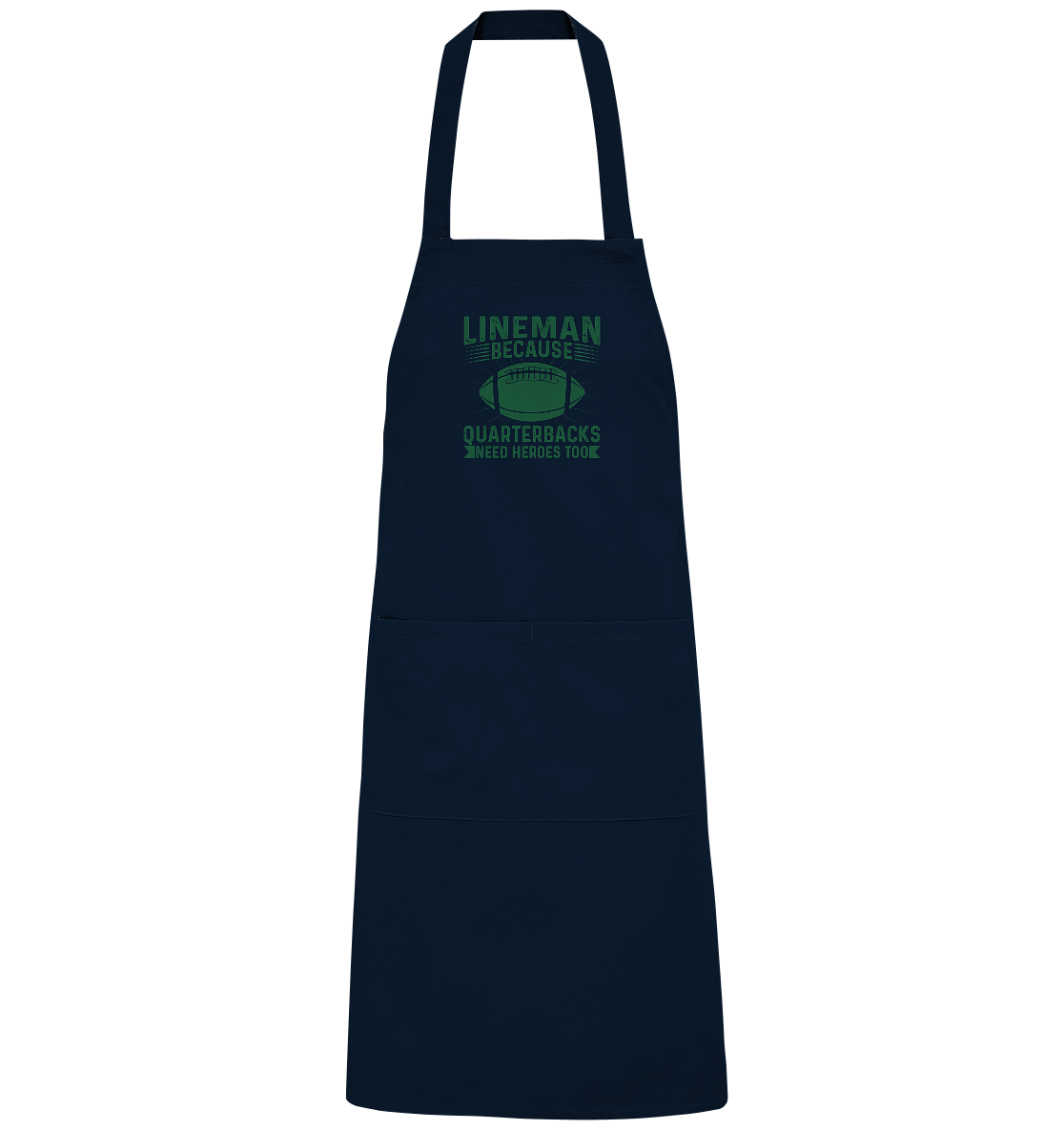 Lineman Heroes Green - Organic Grillschürze