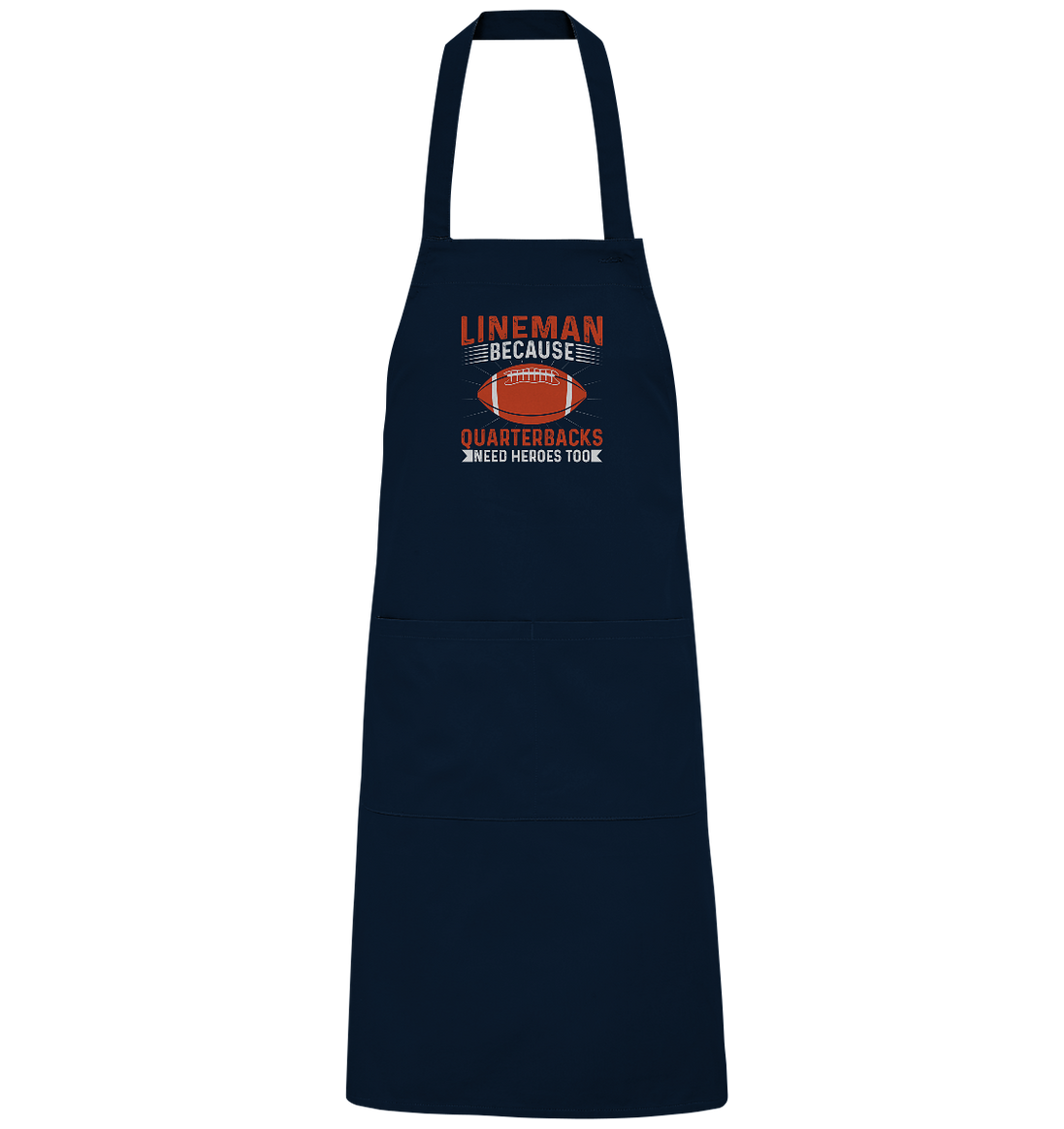Lineman Quarterback Heroes - Organic Grillschürze