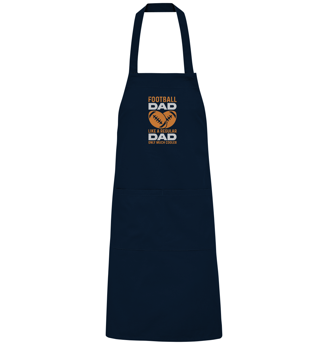 Football Dad Much Cooler - Organic Grillschürze