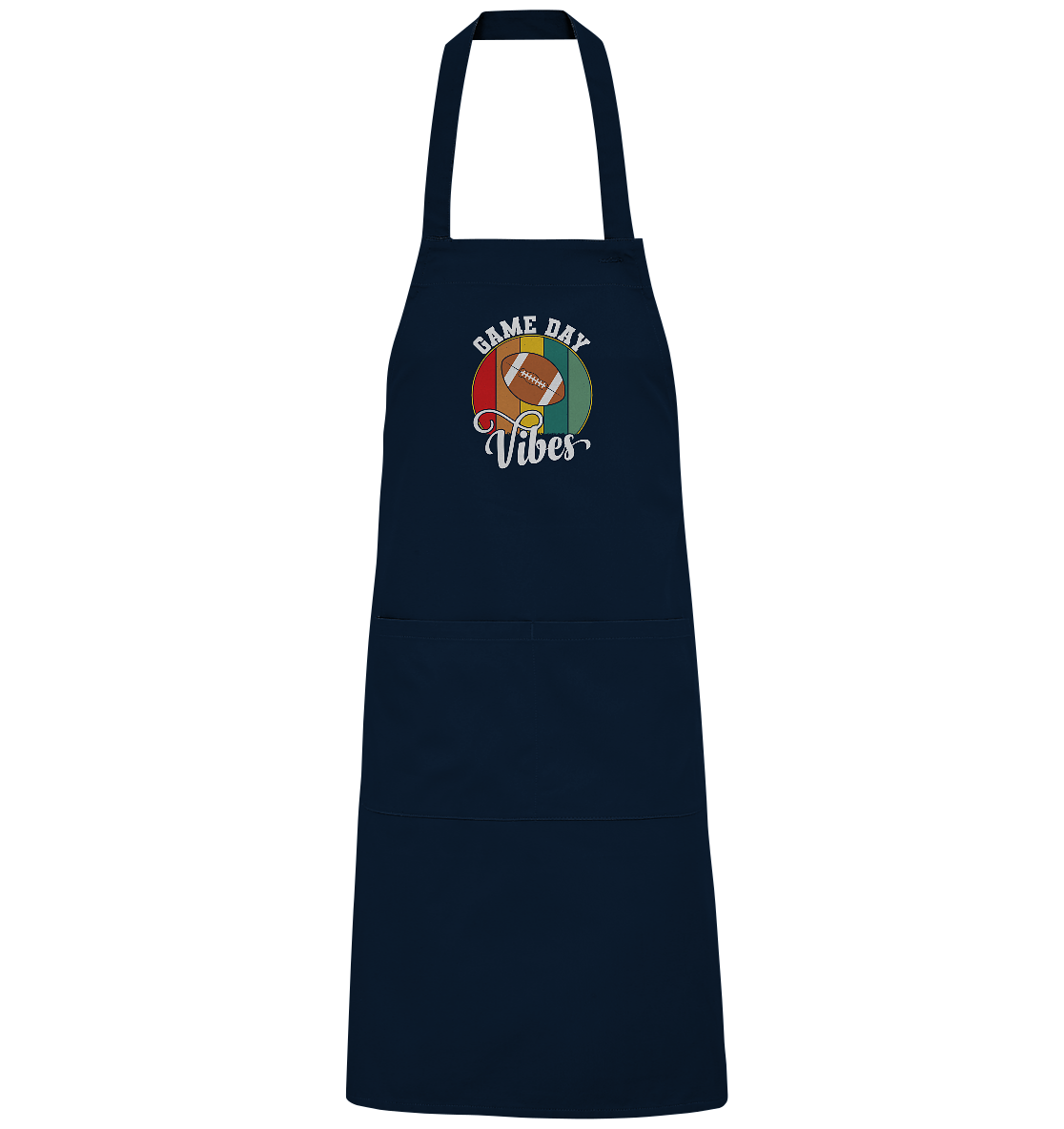 Game Day Vibes White - Organic Grillschürze