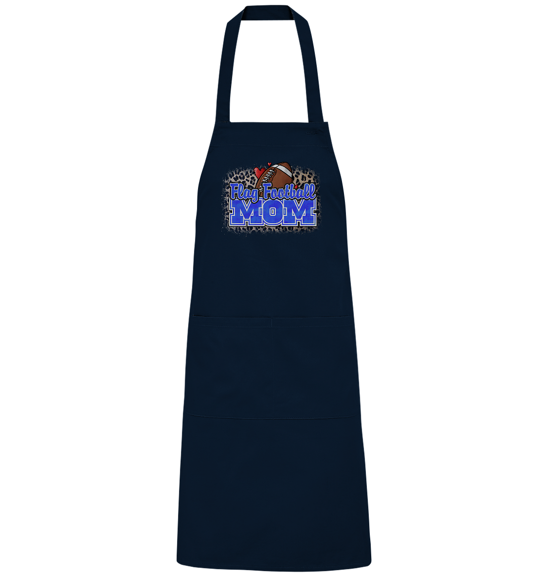 Flag Football Mom - Organic Grillschürze