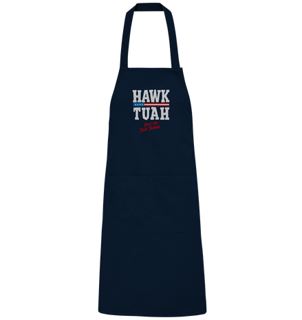 Hawk Tuah White  - Organic Grillschürze