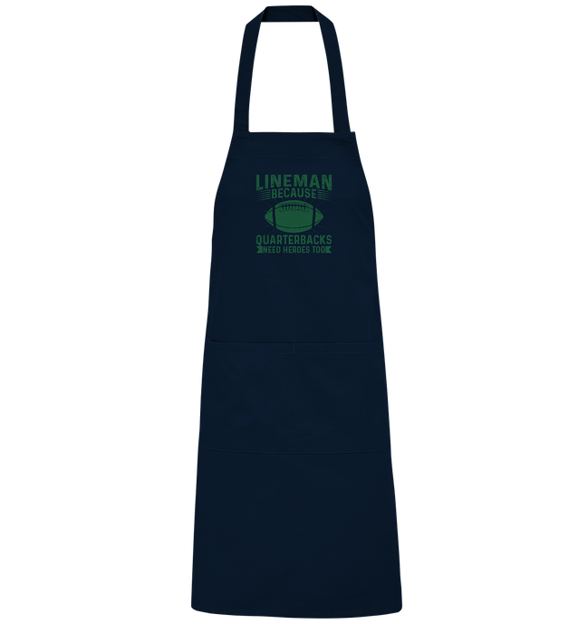 Lineman Heroes Green - Organic Grillschürze