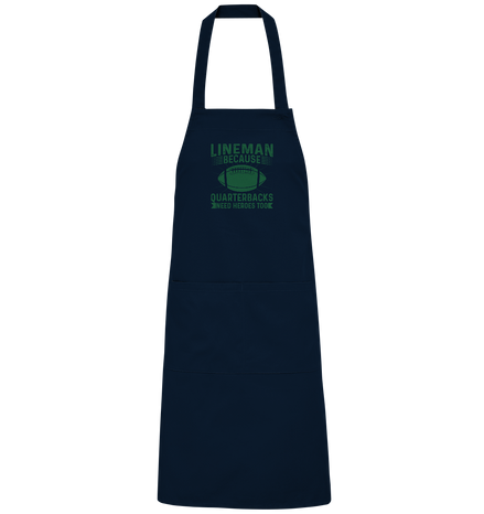 Lineman Heroes Green - Organic Grillschürze