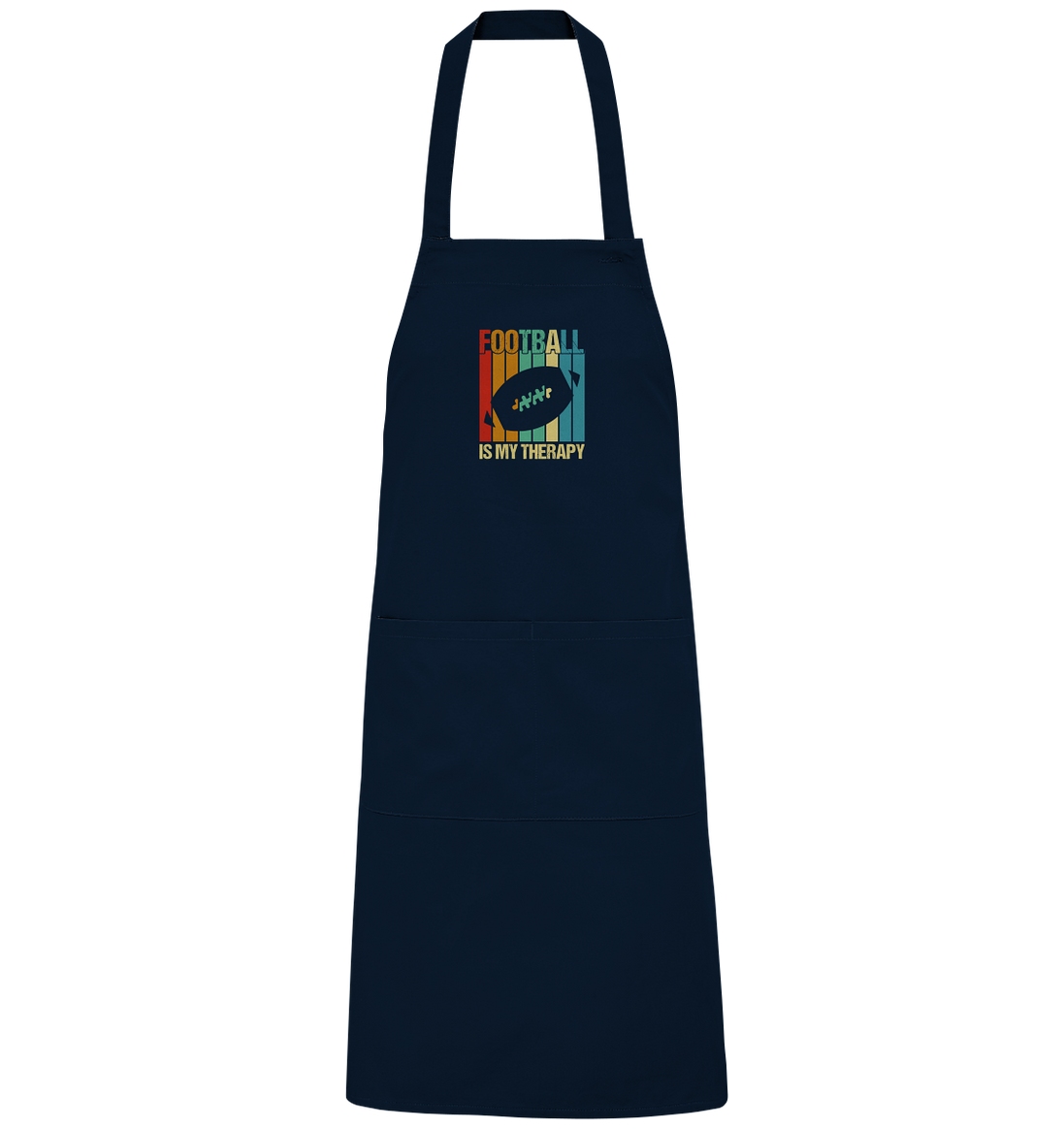 Football is my Therapy - Organic Grillschürze