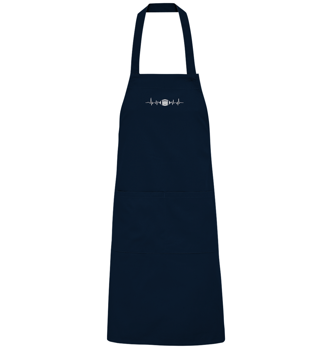 Football Heartbeat - Organic Grillschürze