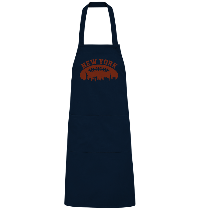 New York Football Silhoutte  - Organic Grillschürze