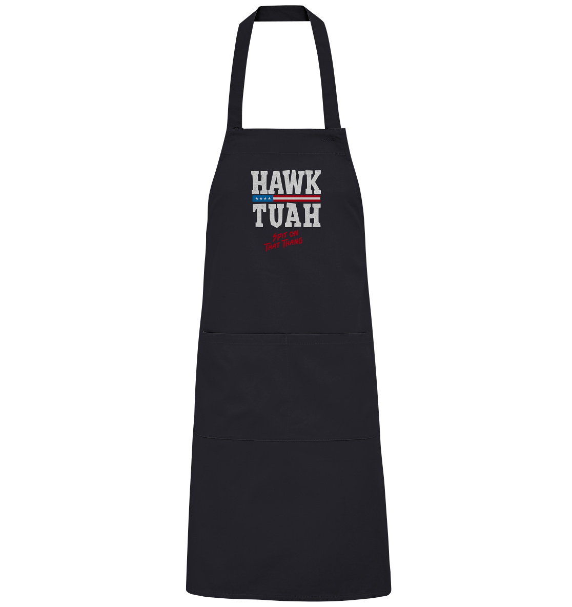 Hawk Tuah White  - Organic Grillschürze