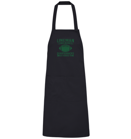 Lineman Heroes Green - Organic BBQ Apron