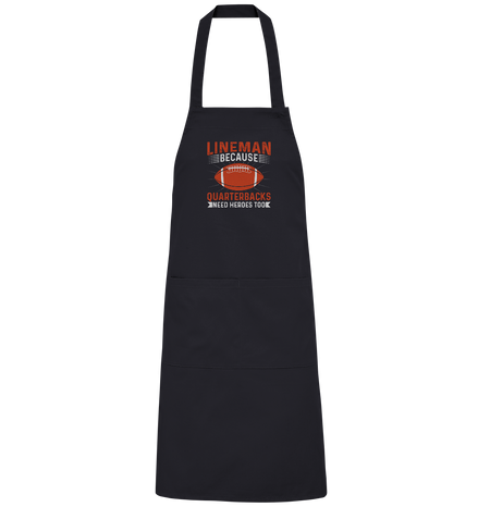 Lineman Quarterback Heroes - Organic BBQ Apron