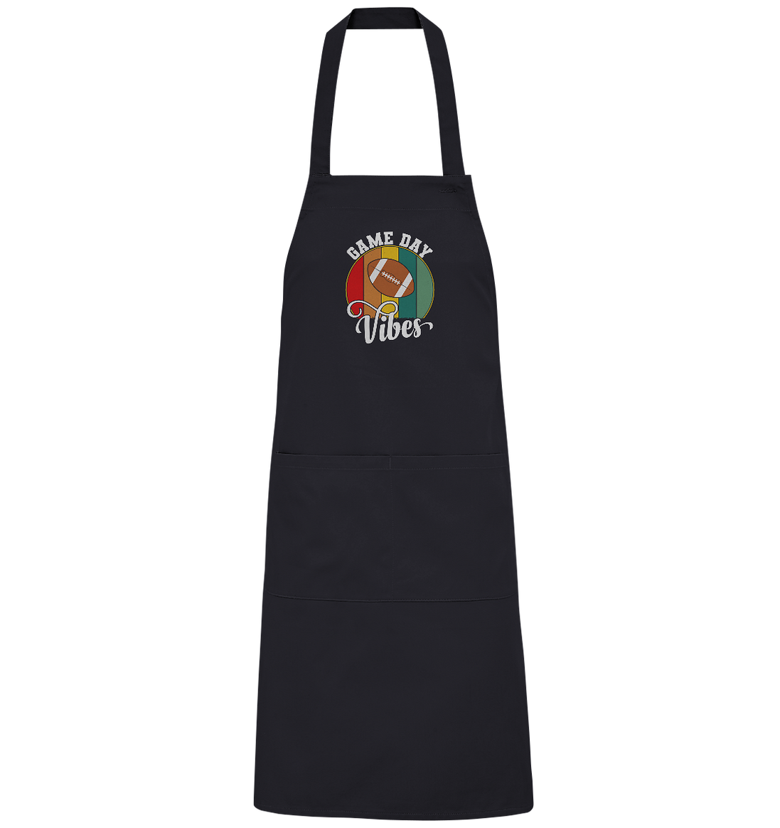 Game Day Vibes White - Organic Grillschürze