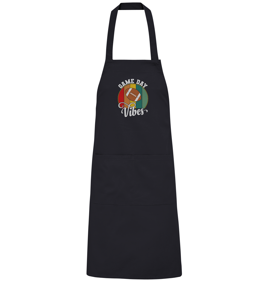 Game Day Vibes White - Organic Grillschürze