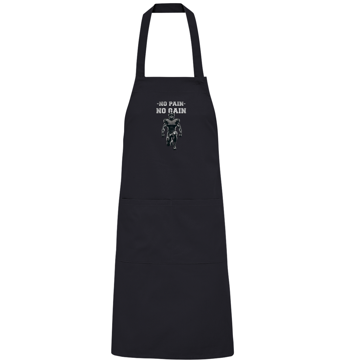 No Pain No Gain Metal  - Organic Grillschürze