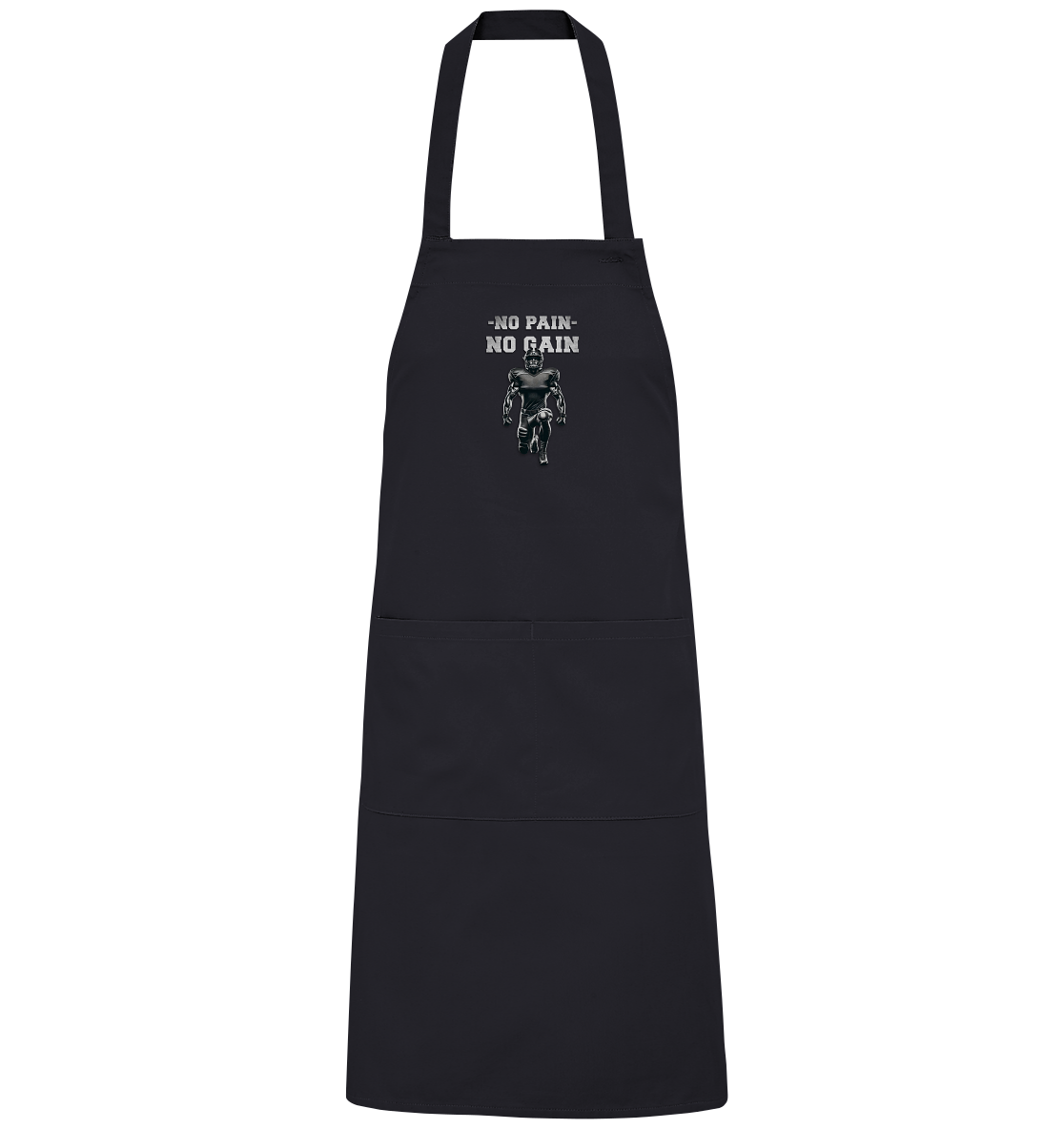 No Pain No Gain Metal  - Organic Grillschürze
