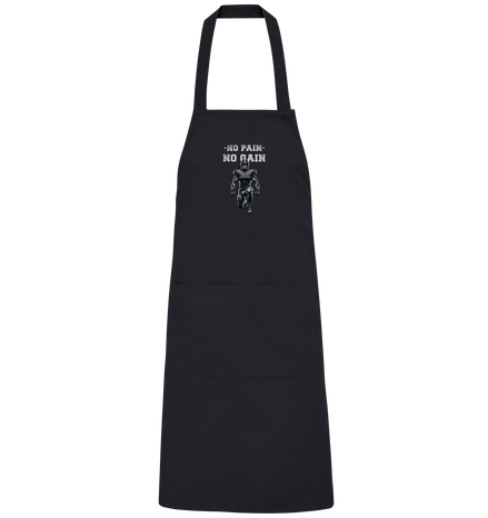 No Pain No Gain Metal  - Organic Grillschürze