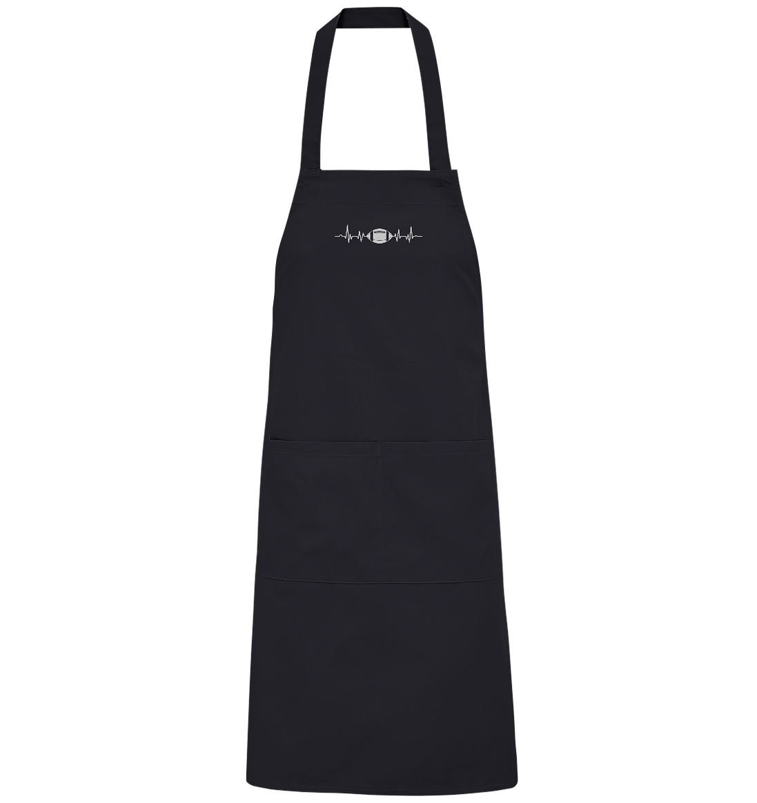 Football Heartbeat - Organic Grillschürze