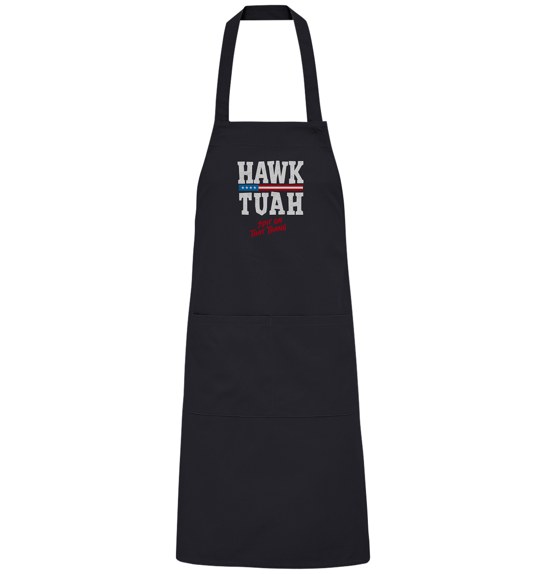 Hawk Tuah White  - Organic Grillschürze