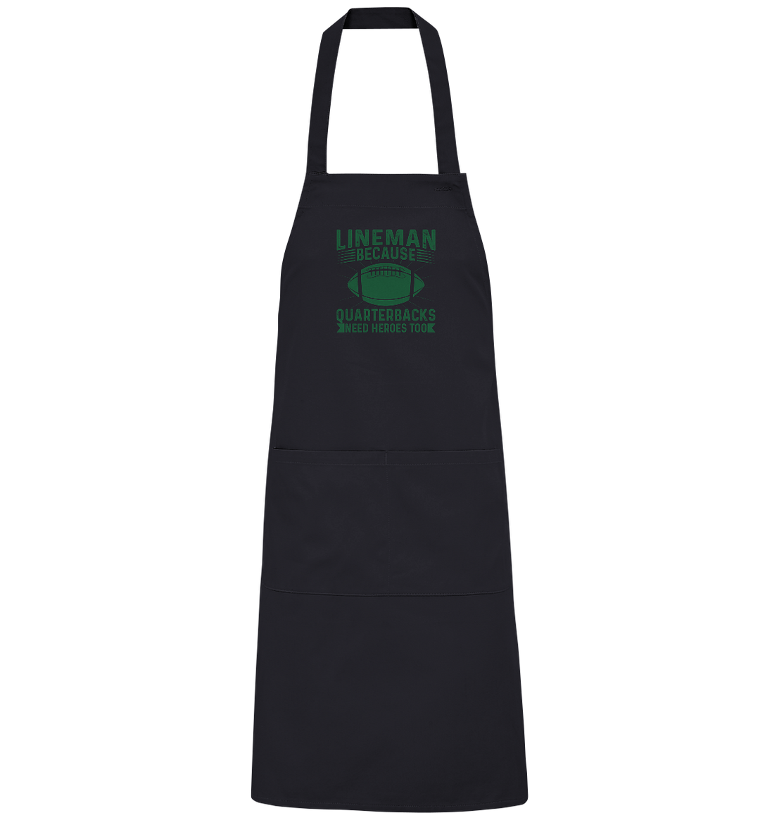Lineman Heroes Green - Organic Grillschürze