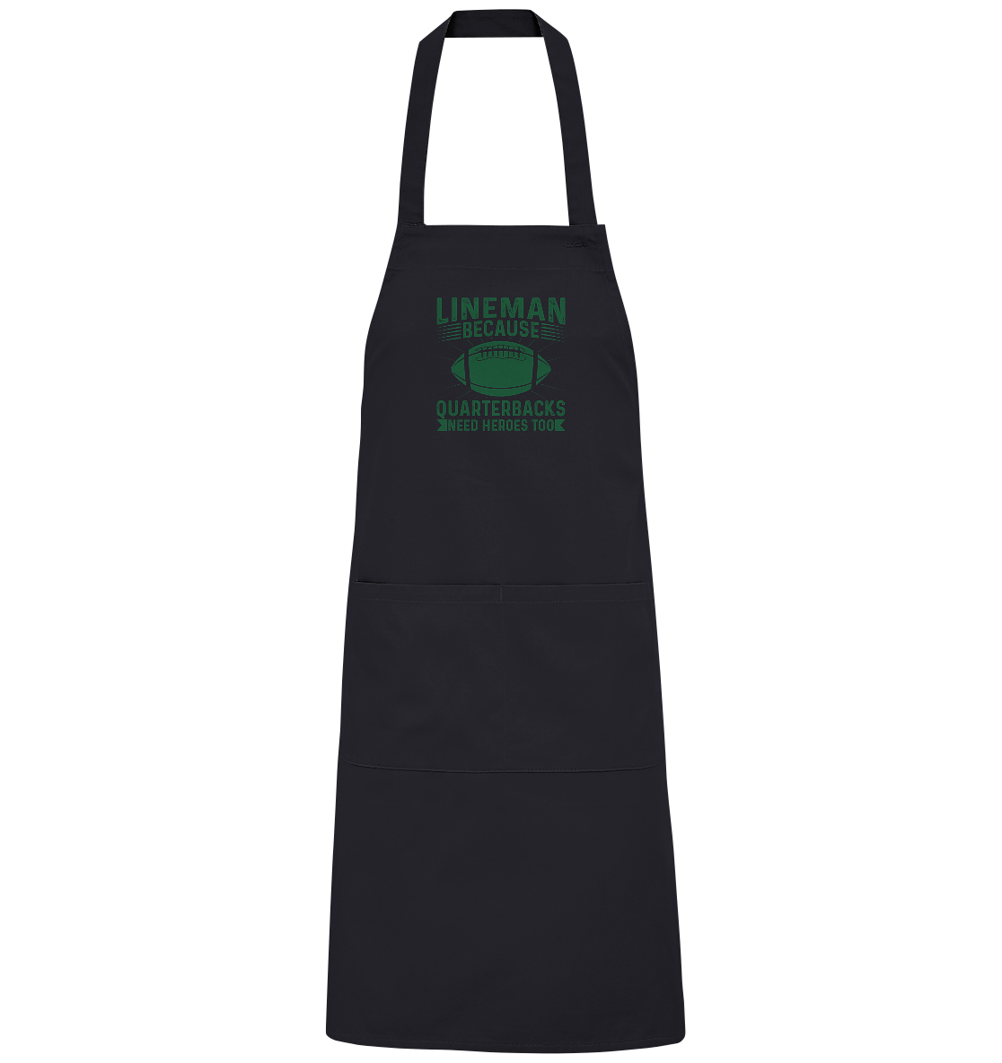 Lineman Heroes Green - Organic Grillschürze