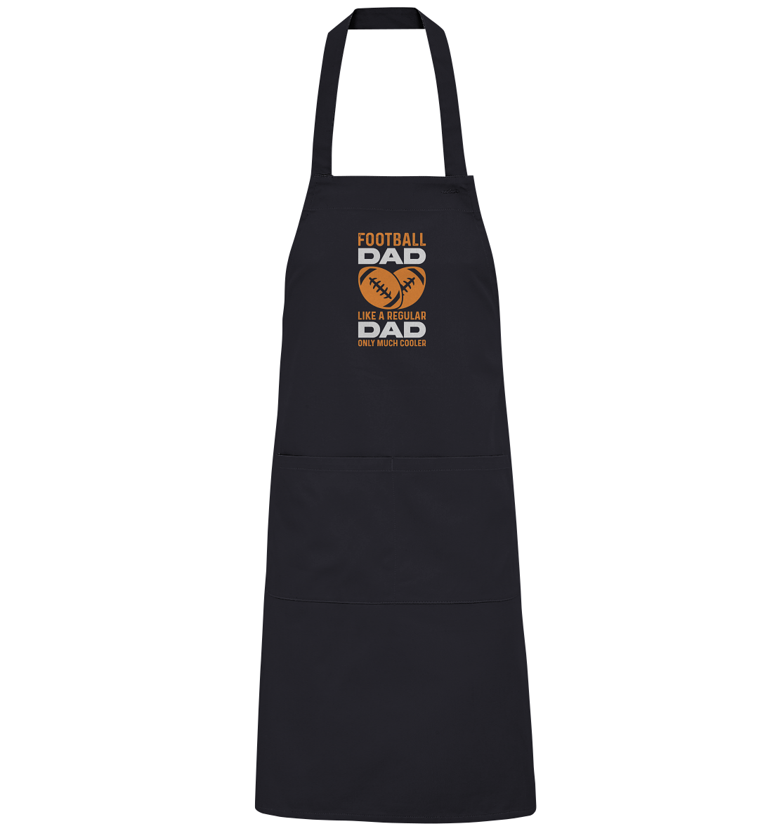 Football Dad Much Cooler - Organic Grillschürze