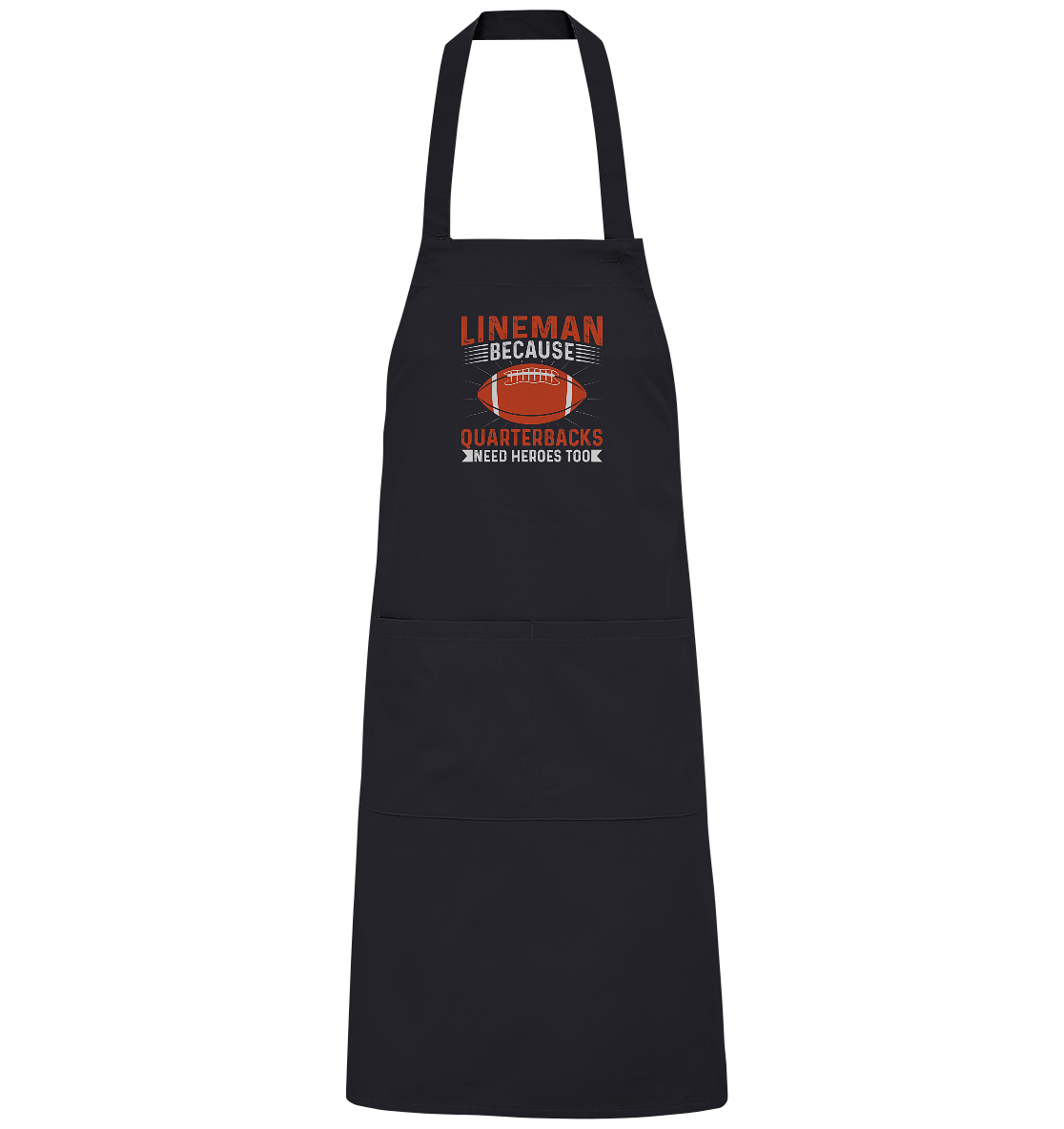 Lineman Quarterback Heroes - Organic Grillschürze