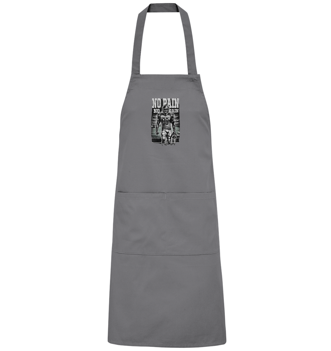 No Pain No Gain  - Organic Grillschürze