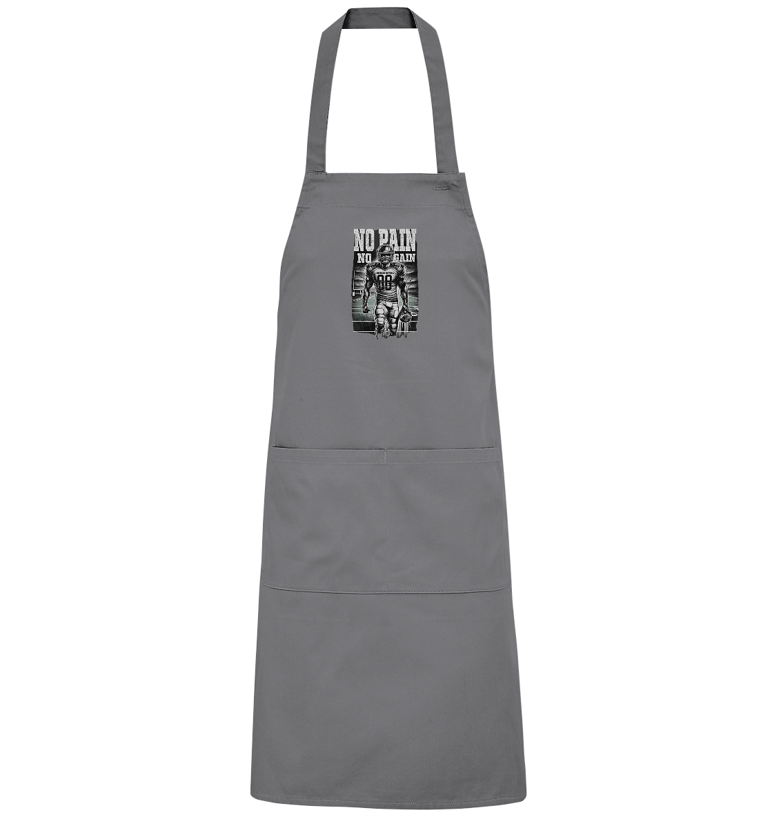 No Pain No Gain  - Organic Grillschürze