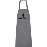 Playoff Flag Football Women Black - Organic BBQ Apron