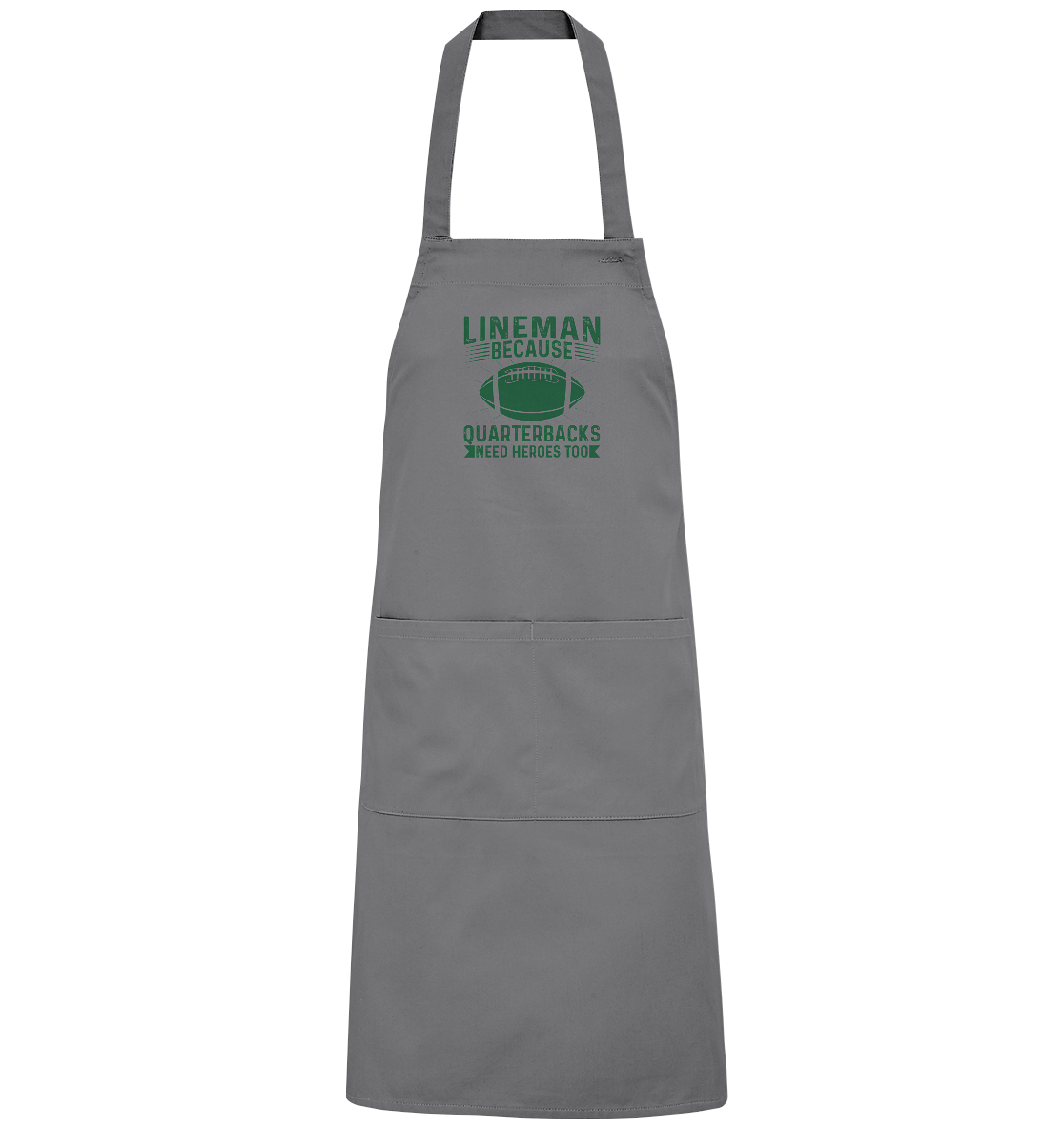 Lineman Heroes Green - Organic Grillschürze