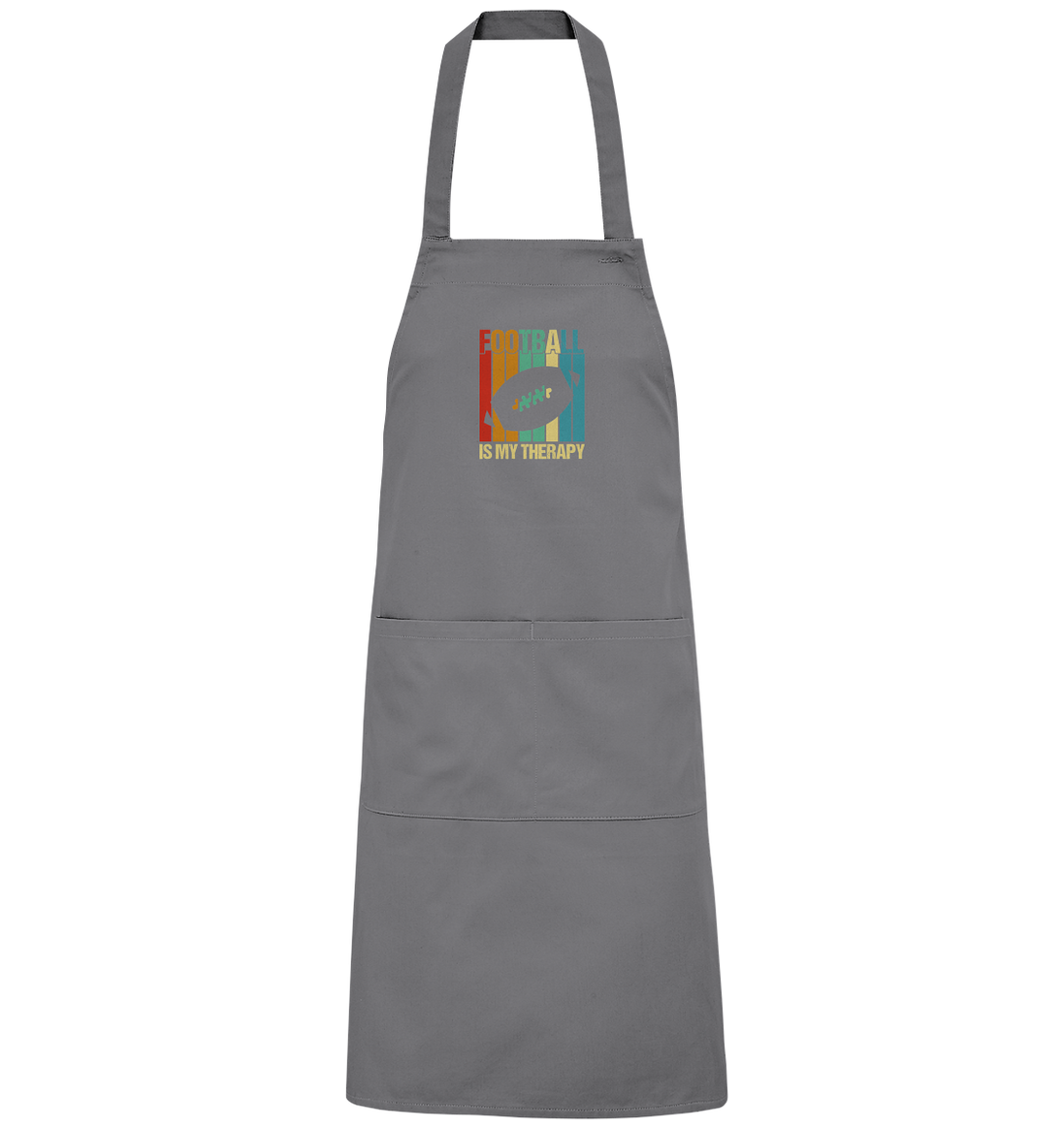 Football is my Therapy - Organic Grillschürze