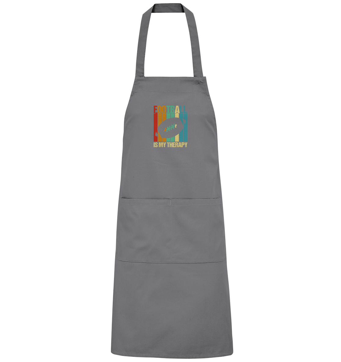 Football is my Therapy - Organic Grillschürze