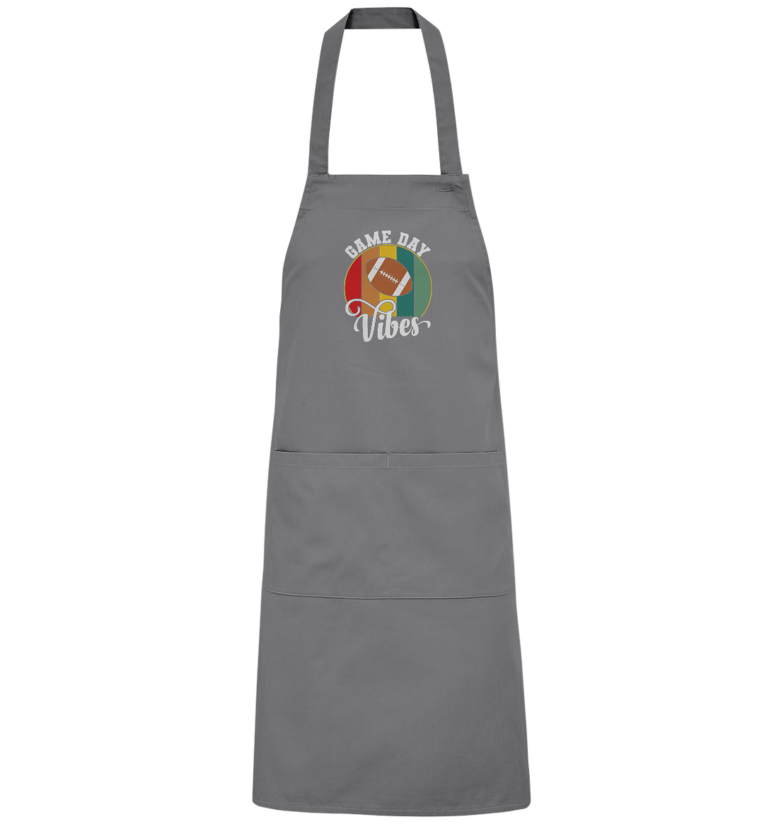 Game Day Vibes White - Organic Grillschürze